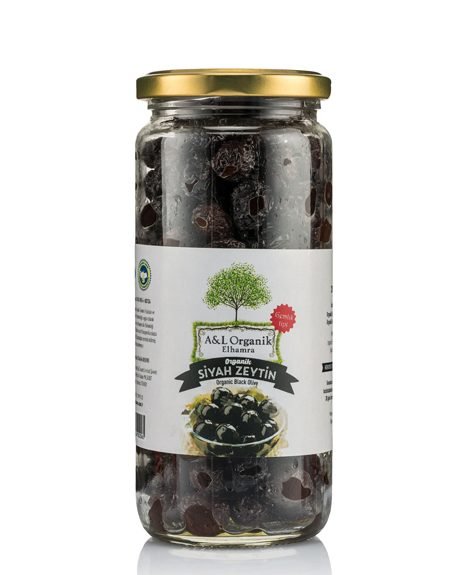 Organik Siyah  Zeytin Glütensiz (Gemlik) 310g Manisa