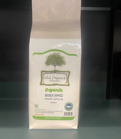 Organik Sertifikalı Bebek İrmiği İnce Kalibre Vegan 500g Türkiye