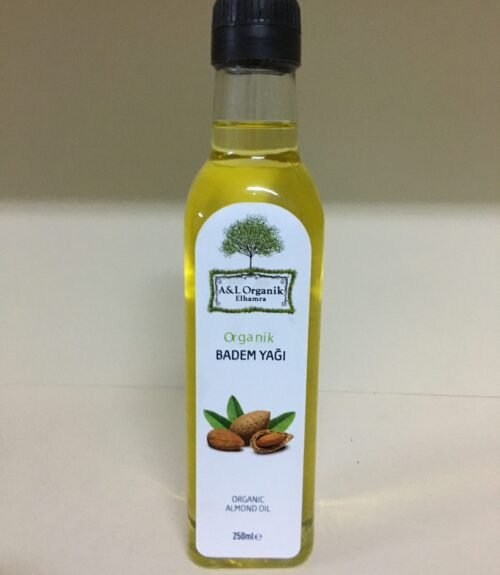 Organik Badem  Yağı Glütensiz Soğuk Sıkım 250ml Türkiye