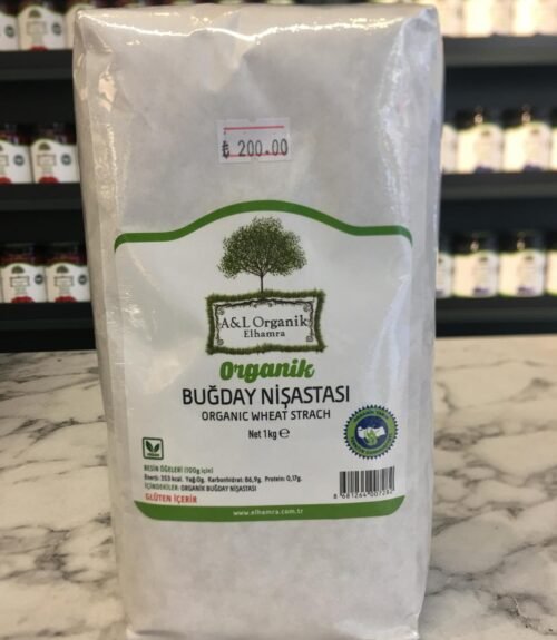 نشا القمح عضوي. واحد كيلو. منتج تركي