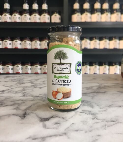 Organik Soğan  Tozu Glütensiz Vegan 120g Türkiye